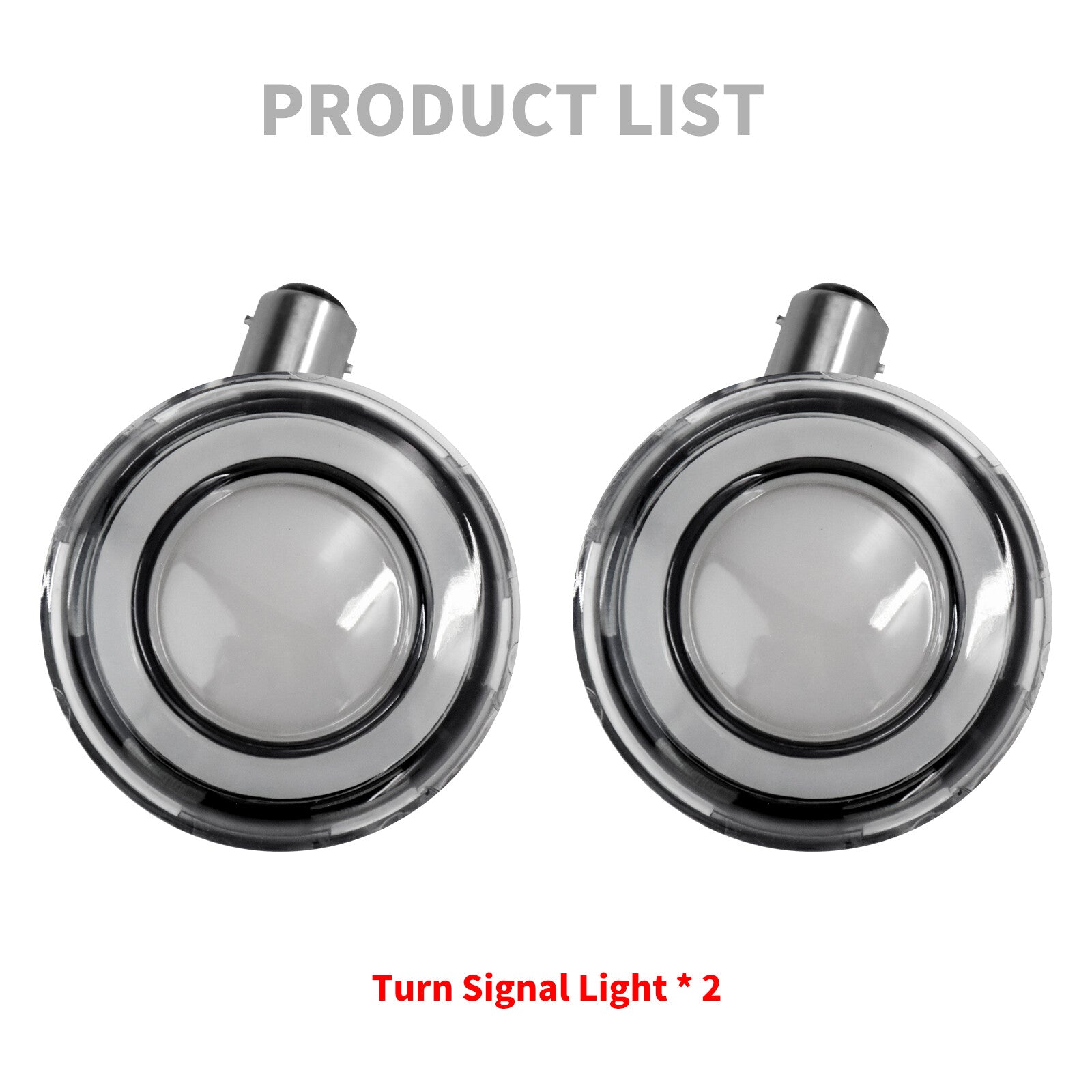 2x 1157 Red  Amber Turn Signal LED Light Fits for Harley Touring Softail Dyna