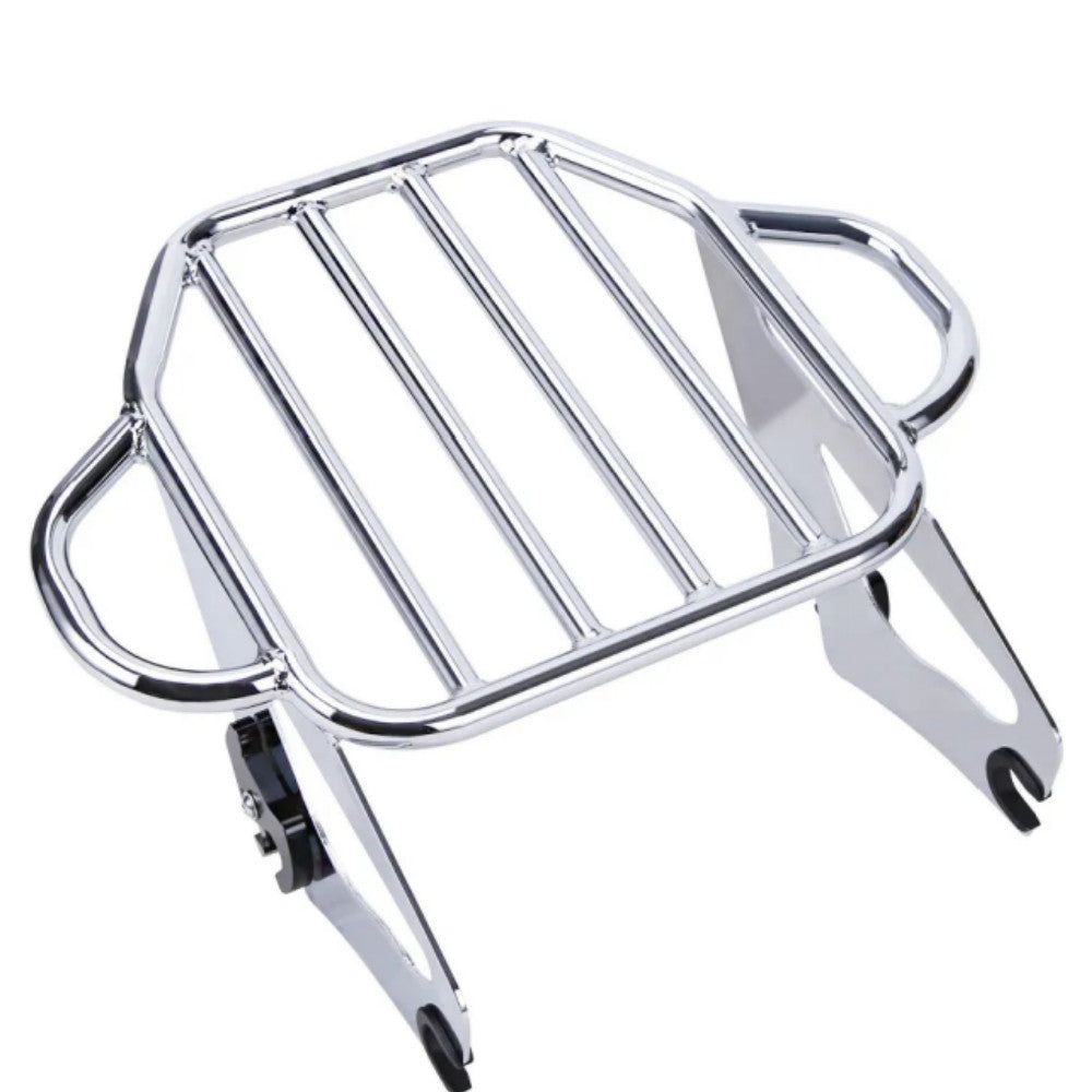Chrome Rear Luggage Rack for Harley Touring Street Road Glide Road King 2009-23