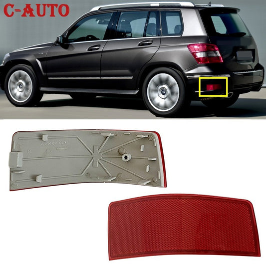 Pair Rear Bumper Reflector Light Tail Lamp for Mercedes-Benz GLK-Class W204/X204