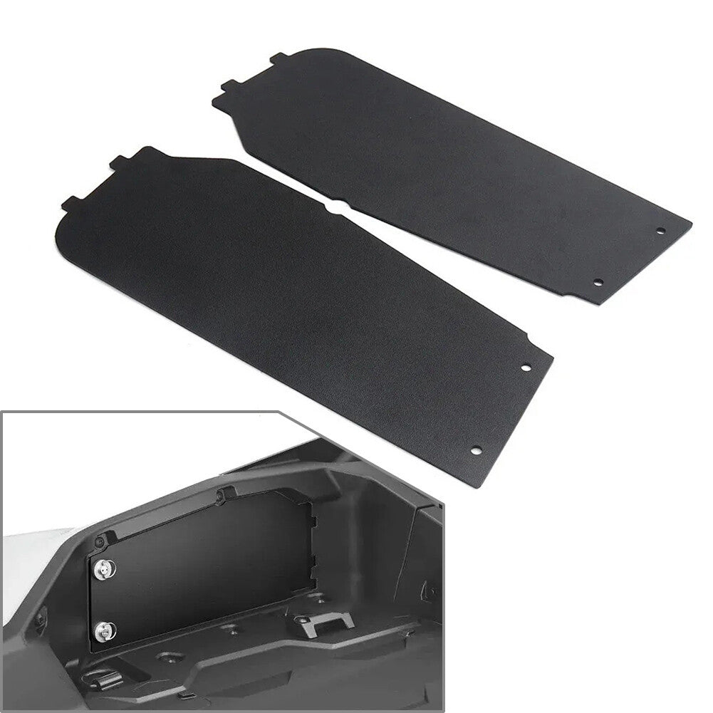 UTV Black Rear Storage Bed Side Doors Kit Left Right For Can-Am Maverick R 2024