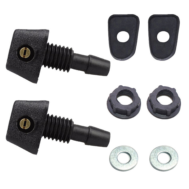 2pcs Car Universal Windshield Washer Nozzle Wiper Water Spray Jet Sprinkler Auto