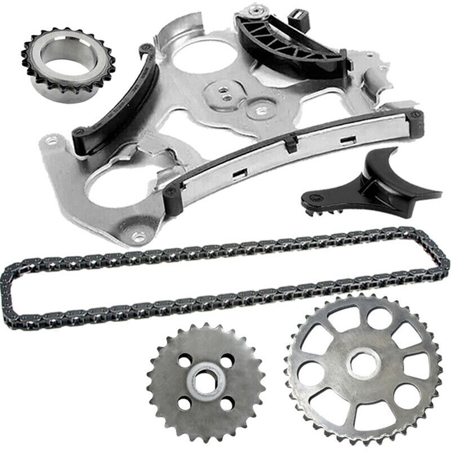 Engine Overhaul Gasket Kit Pistons Rings Bearings Guide Set Timing Chain for BMW