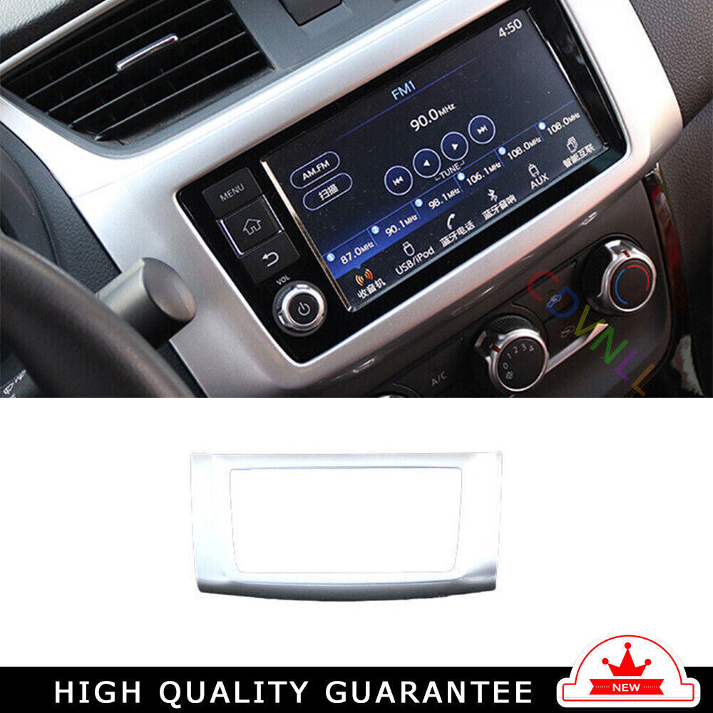 Console CD Switch Control Panel for Nissan Sentra Sylphy 13-2019 Matte Silver