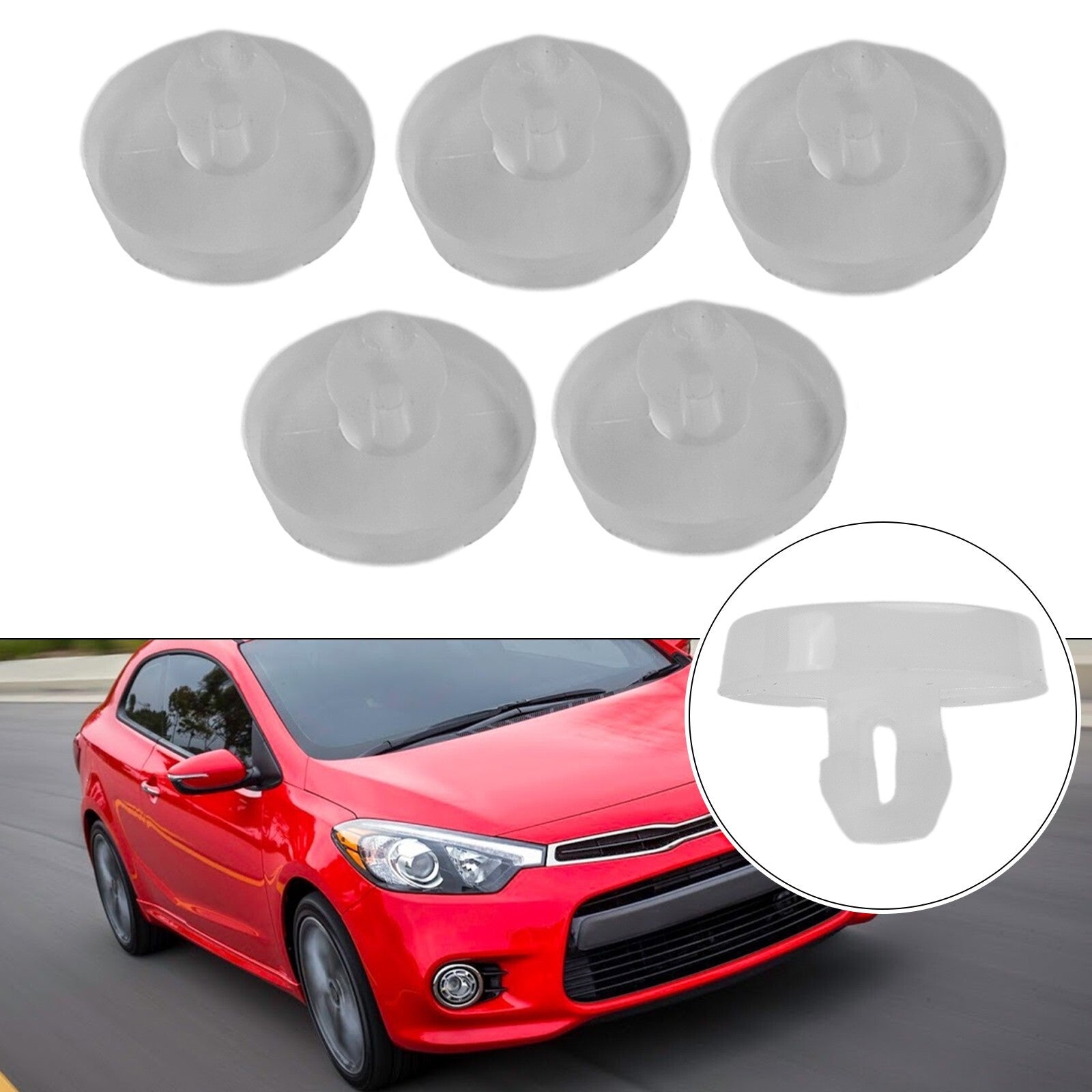 Quality rubber cushion for Hyundai for Elantra brake light switch Pack of 5