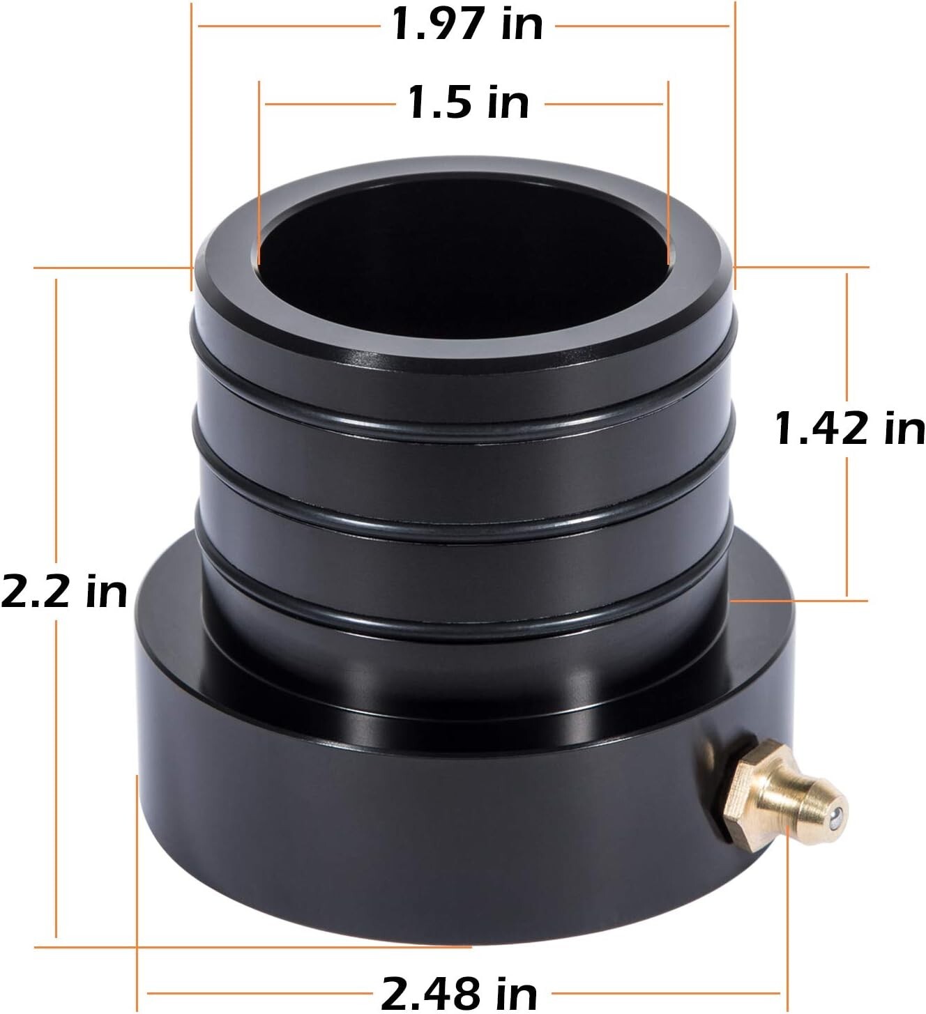 MG21103 Dana 30/44 Front Axle Tube Seal Pair Fit for Jeep Cherokee 1984-2001