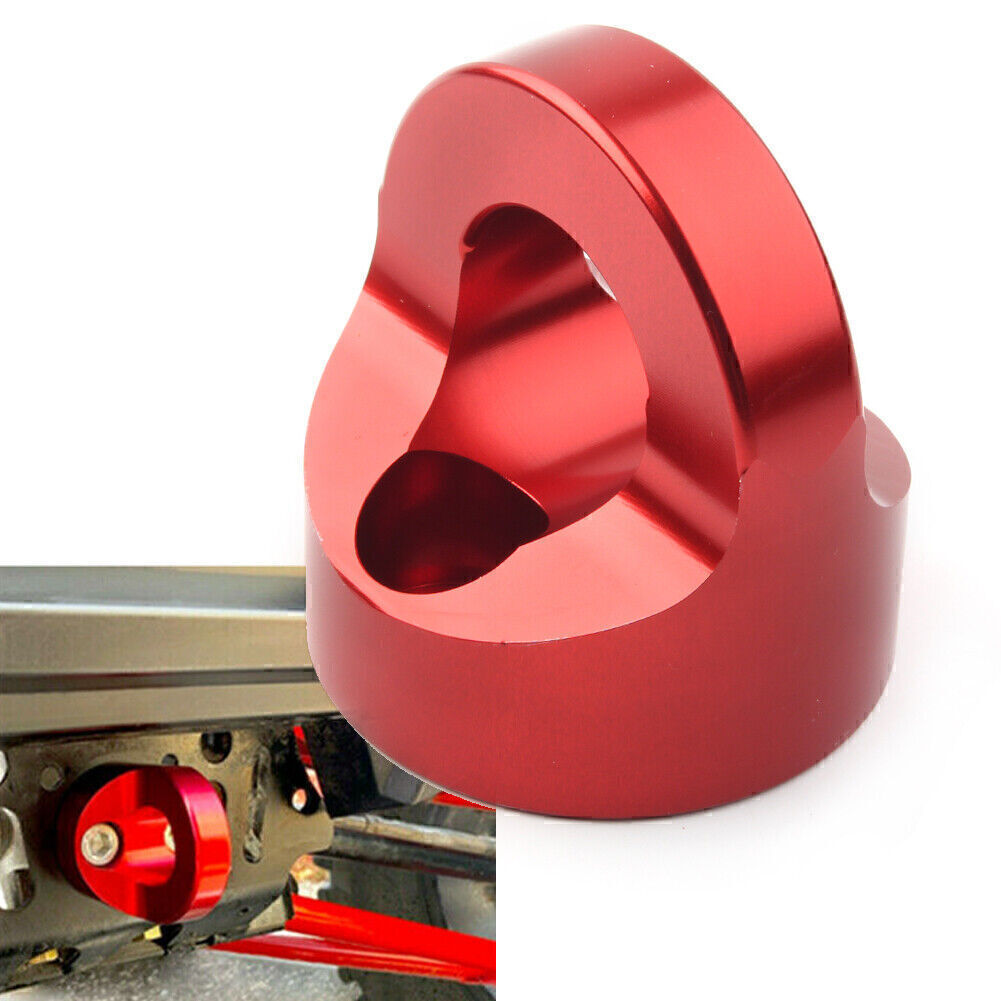 for Polaris General RS1 RZR XP 1000 / Turbo CNC Red Front Tow Hook Tie Anchor