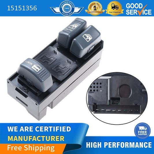 Master Power Window Switch 15151356 for Chevrolet Blazer for GMC C1500 C2500 C3500 for Yukon Territory