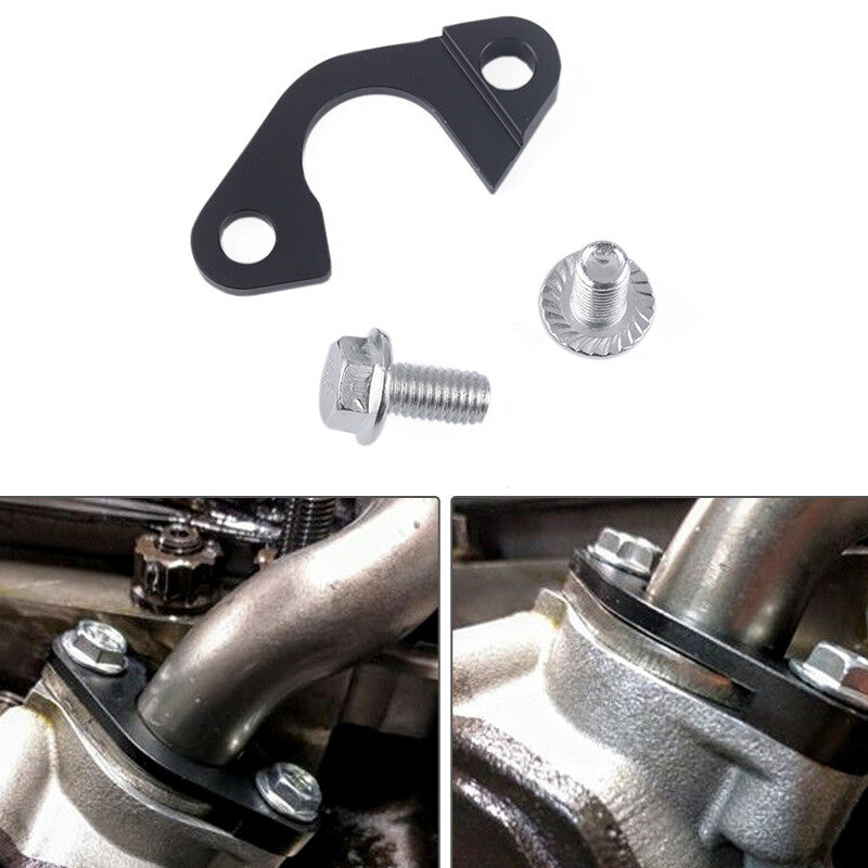 Modified stainless steel oil pump pipe bracket suitable for LS1, LS2, LS3, and LS6 engine mounts.
