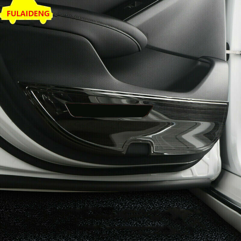 4X for Honda Accord 2018-2021 Black Side Door Anti-Kick Pad Protector Cover Trim