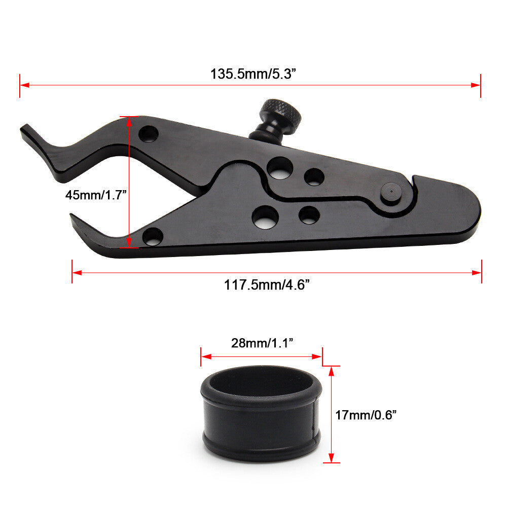 Aluminum Throttle Lock Cruise Control Universal Fit Motorcycle Cruiser Bike