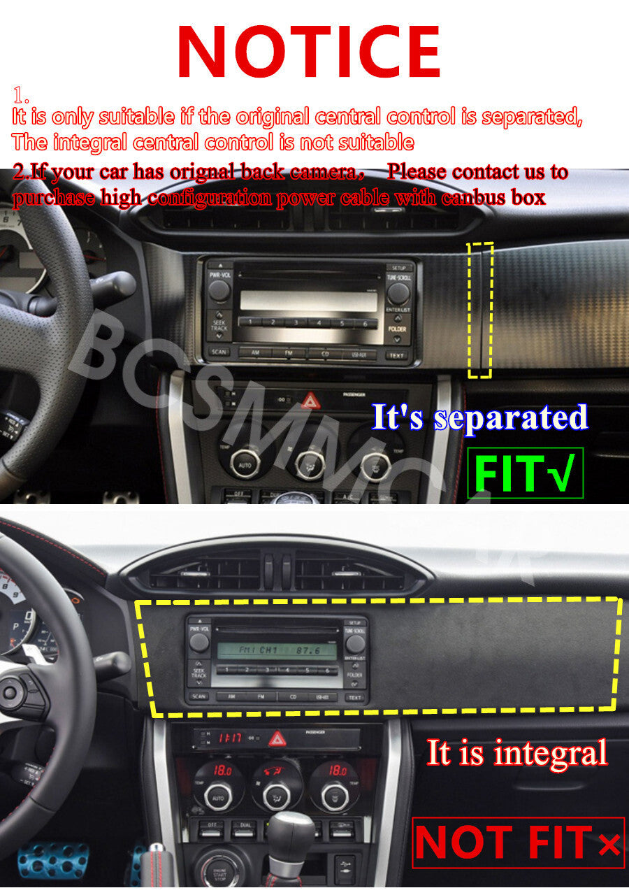 9 Android 14 Radio Stereo GPS 4+32G Fit for Subaru BRZ/ for Scion FRS 2012-2016 RHD
