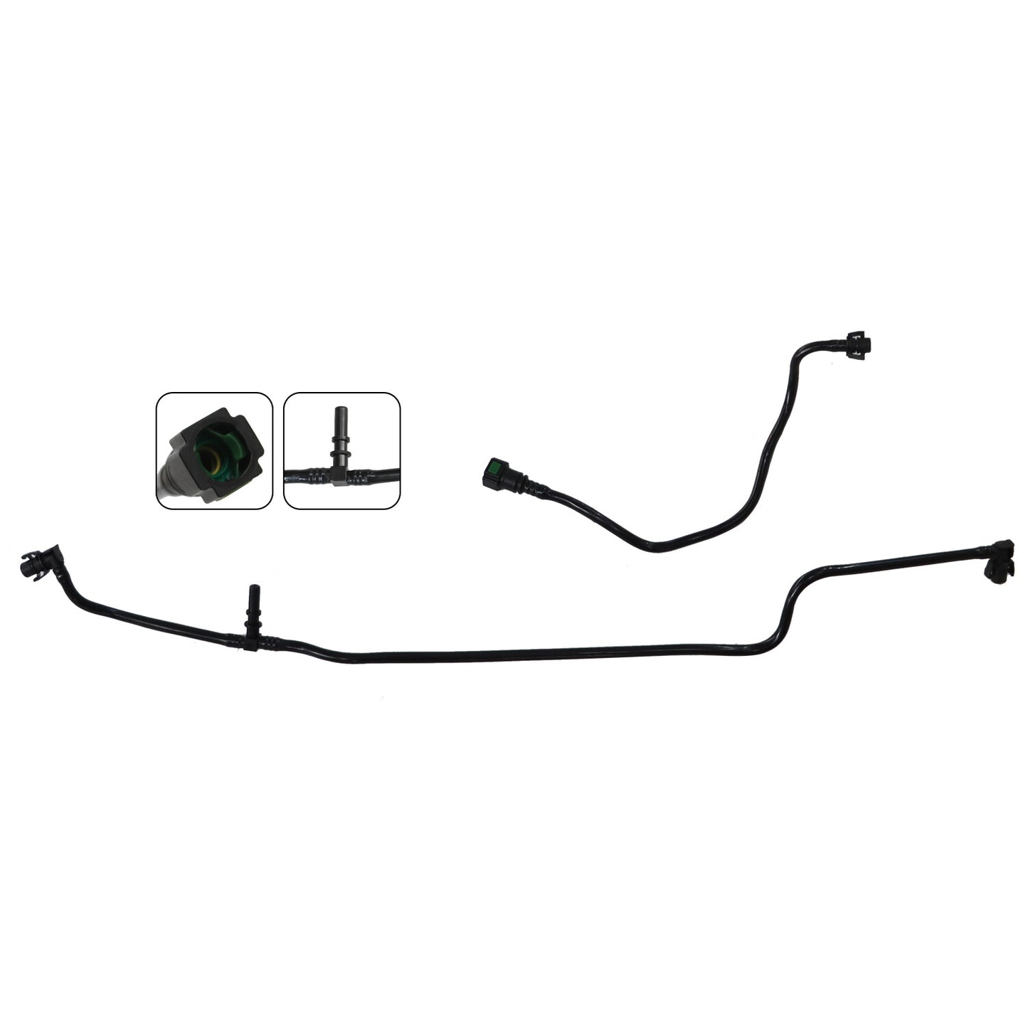 2PCS Hose For 2019-2021 for Land Rover for Range Rover 3.0L 5.0L Engine Coolant Pipe