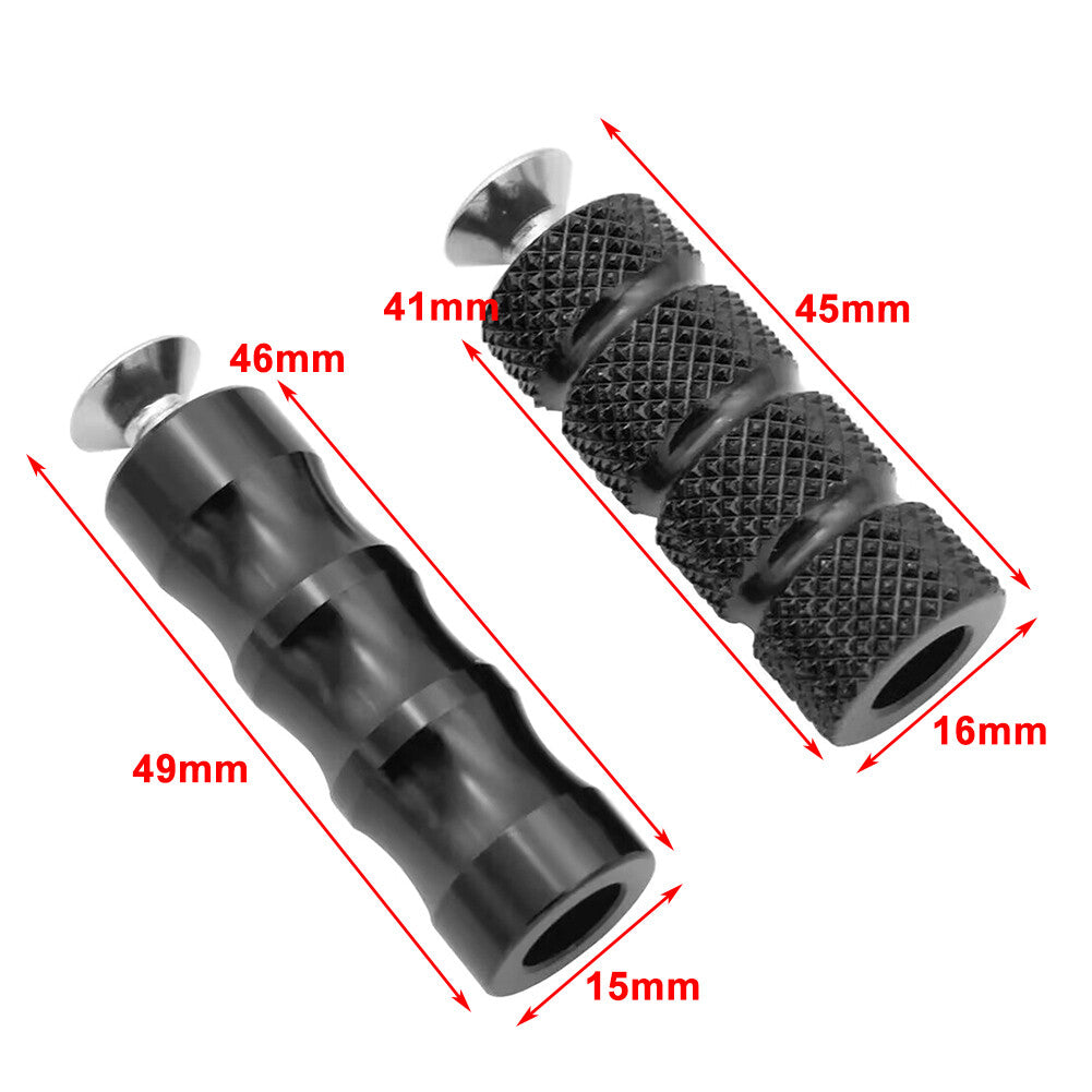 M6 6mm Motorcycle Foot Peg Gear Shift Brake Lever Toe Peg Pedal