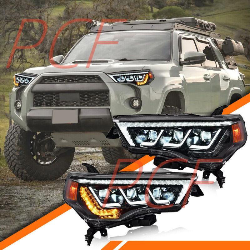 SUIT for Toyota for 4Runner 2014-2021 DRL Turn Signal Assembly LED Headlights cover