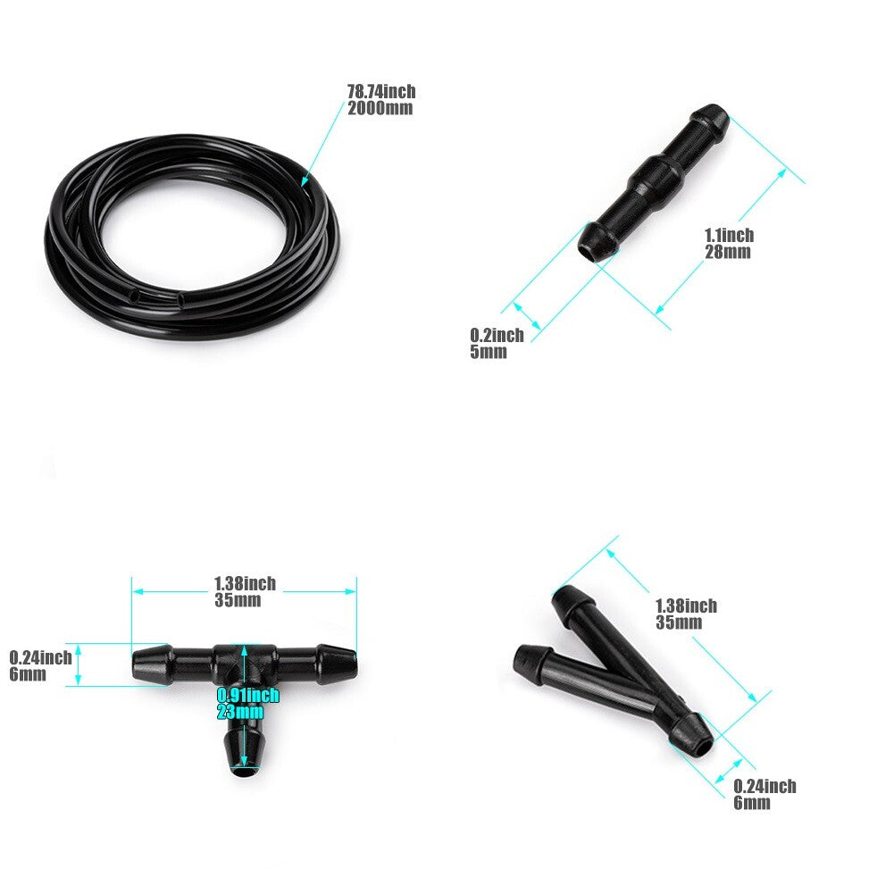 9-piece for Toyota for Sienna windshield washing machine nozzle spray kit 85381-AE020