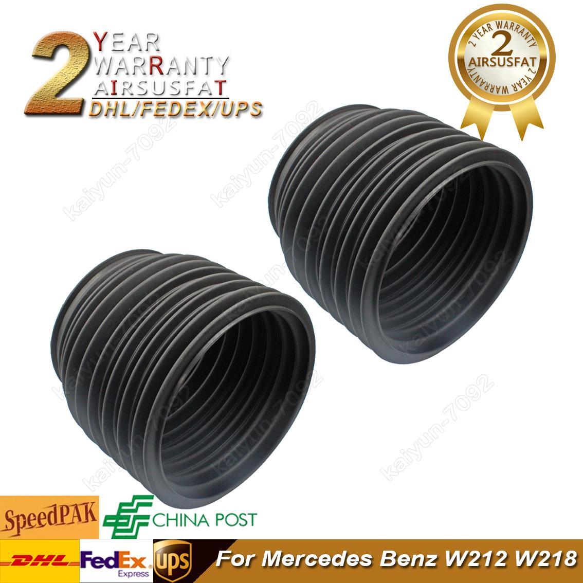 2X Front Air Shock Absorber Dust Shock Boot Cover for Mercedes W212 W218 Strut