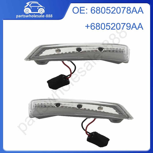 Fits for Chrysler TownCountry for Dodge Grand Caravan LED Side Mirror Turn Signal Light
