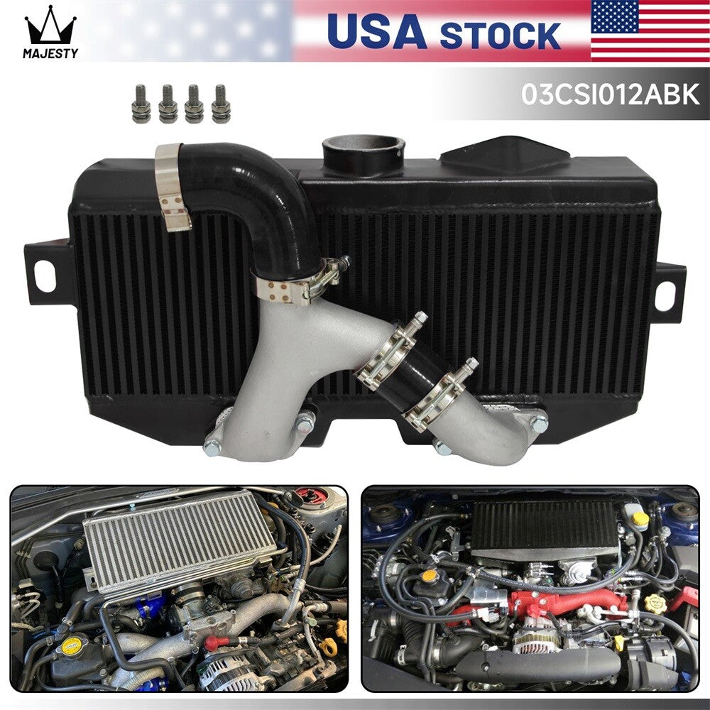 Top Mount Intercooler Kit Y Pipe for Subaru 02-07 Impreza WRX STI EJ20 EJ25 2.5L