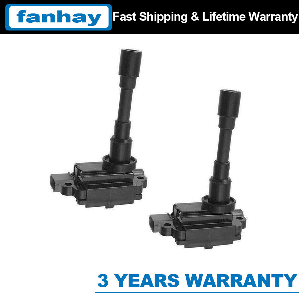 2 brand new 33400-65G00 ignition coils for Suzuki Esteem 1999 - 2001 for SWIFT 2007 - 17.