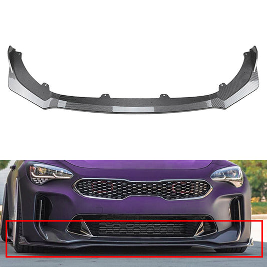 Front Bumper Spoiler Splitter Lip for Kia Stinger GT 2018-2023 2019