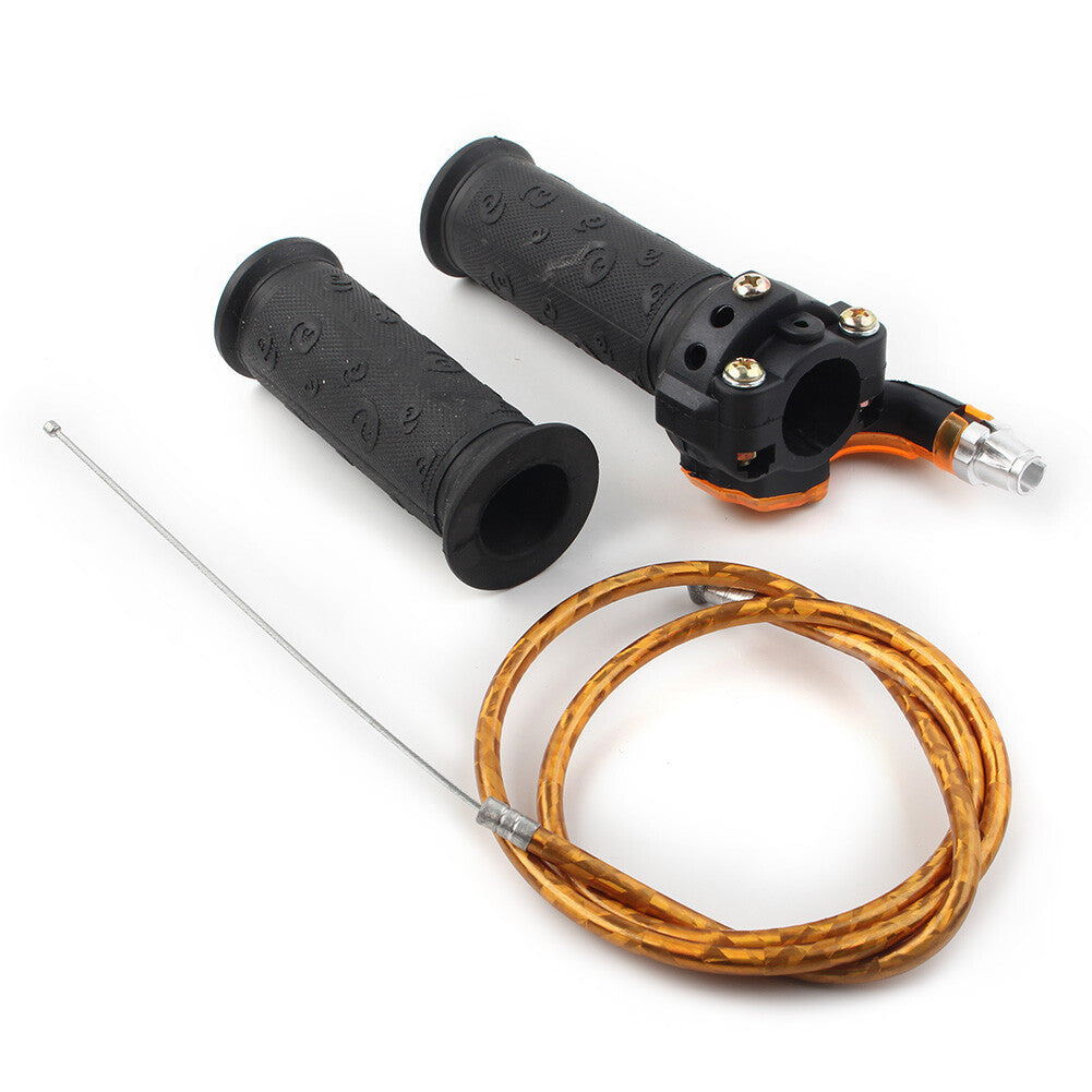 Twist Throttle Accelerator Grip Cable Fit 47cc 49cc for Mini Pocket Dirt Bike Quad