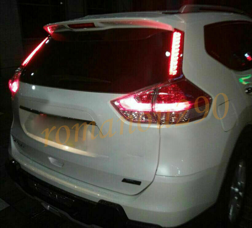 for Nissan Rogue X-Trail 2014-2020 Rear Window Side Lamps Led Brake Lights