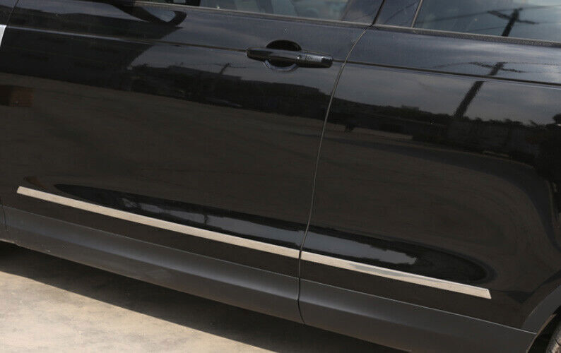 Silver Side Door Guard Molding Strip Trim 4P for Land Rover Discovery 5 17-2025
