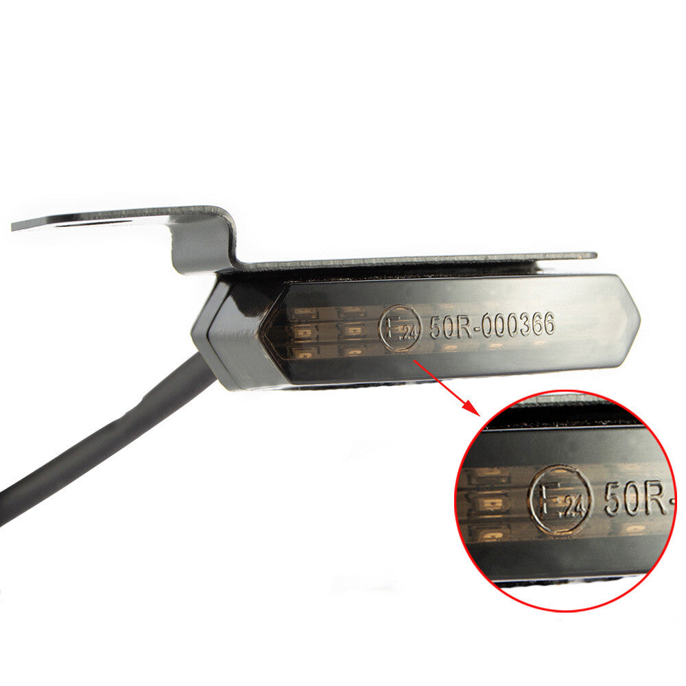 2Pcs for Mini Motorcycle LED Turn Signal Blinker Handlebar Light for Harley Davidson