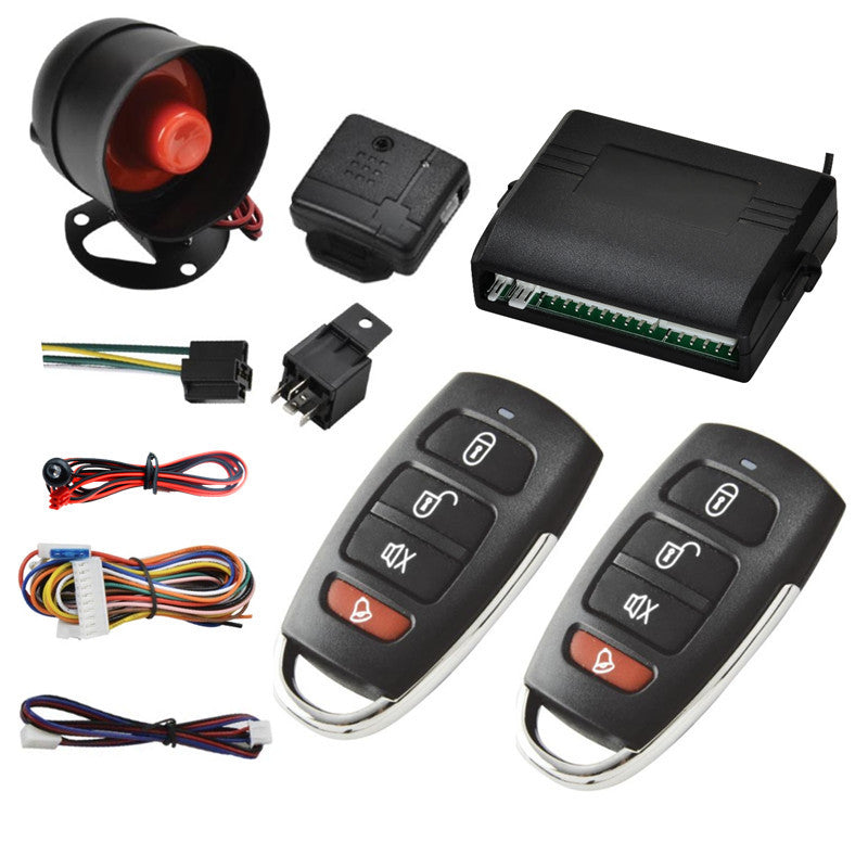 Universal Car Theft-proof Keyless Door Lock 2 Remotes One-Way Anti-Thelf Central
