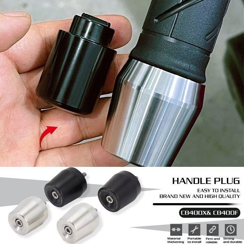 Handlebar Grip Plug Slider Handle Bar End Weight Handlebar for Honda CB400X 400F