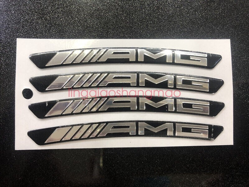 FOR AMG Edition Sport Wheels Badge 3D Sticker Logo Emblem Decoration