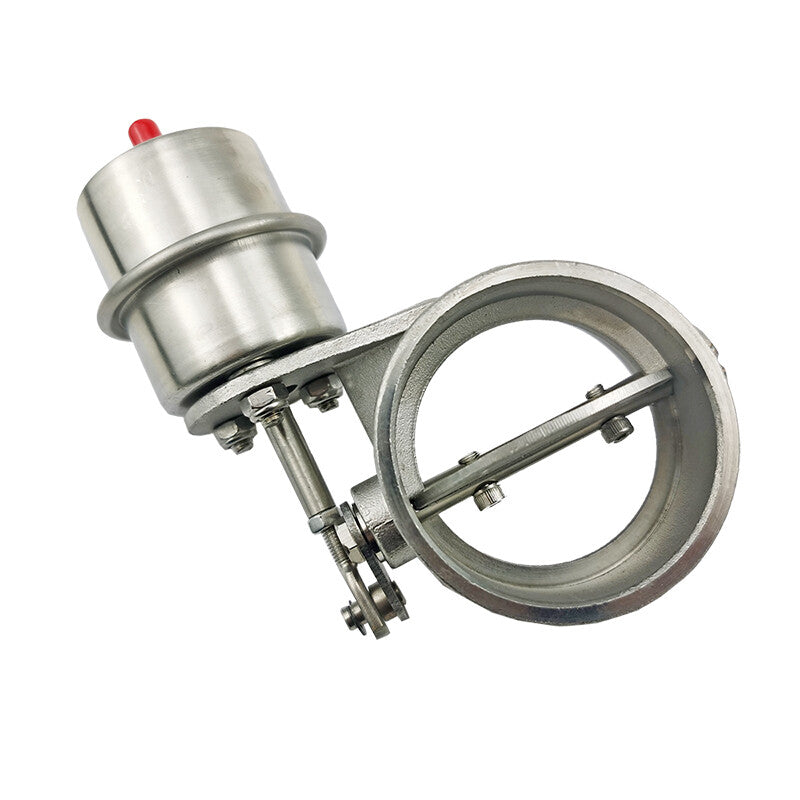 3.5 Car Exhaust Control Valve Vacuum Actuator Activated Dump Valve Open Style