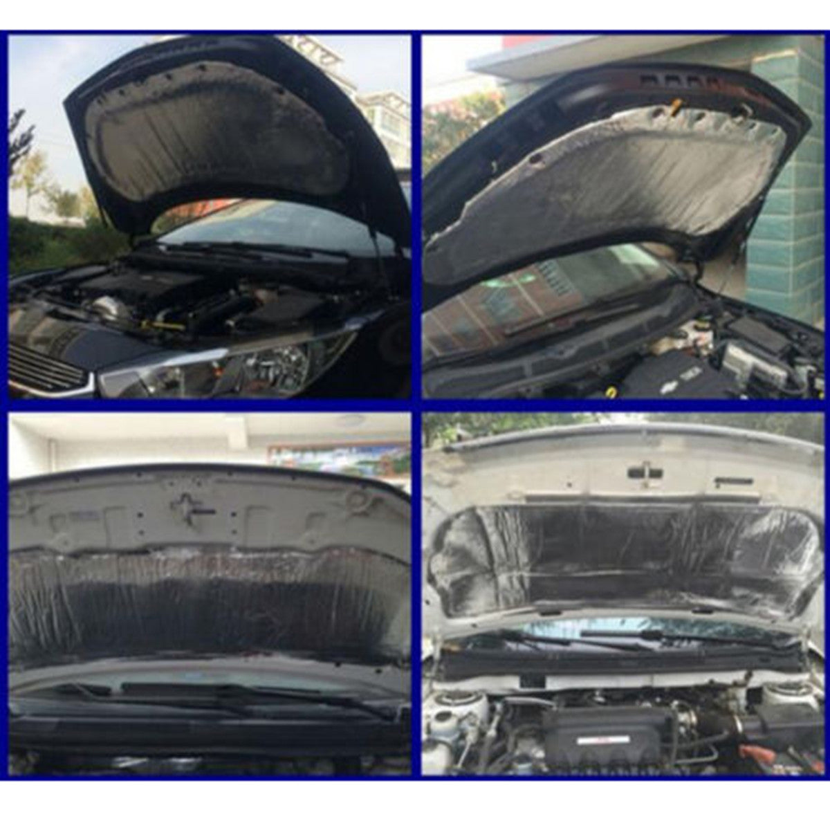 Car Heat Shield Mat Auto Turbo Exhaust Muffler Hood Insulation Barrier Pad 1¡Á1.4