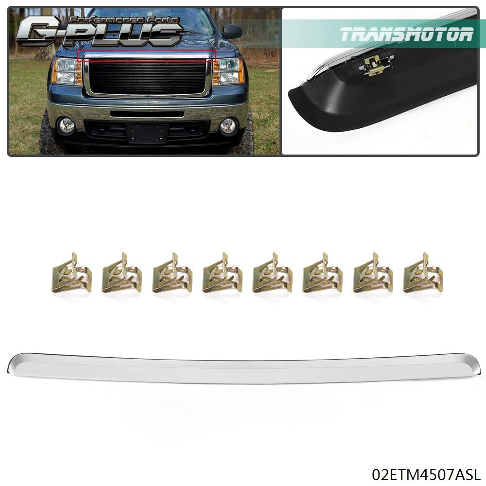 GM1235109 Molded Decorative Chrome Range Hood Suitable for 2007-2013 for GMC for Sierra 1500 2500 3500 USA