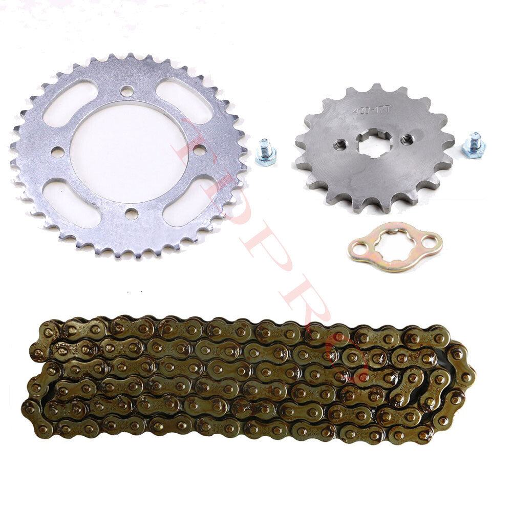420 chain + sprocket for Pit bikes, all-terrain vehicles, SSR, SDG, Taodao coolers 50cc, 110cc, 125cc