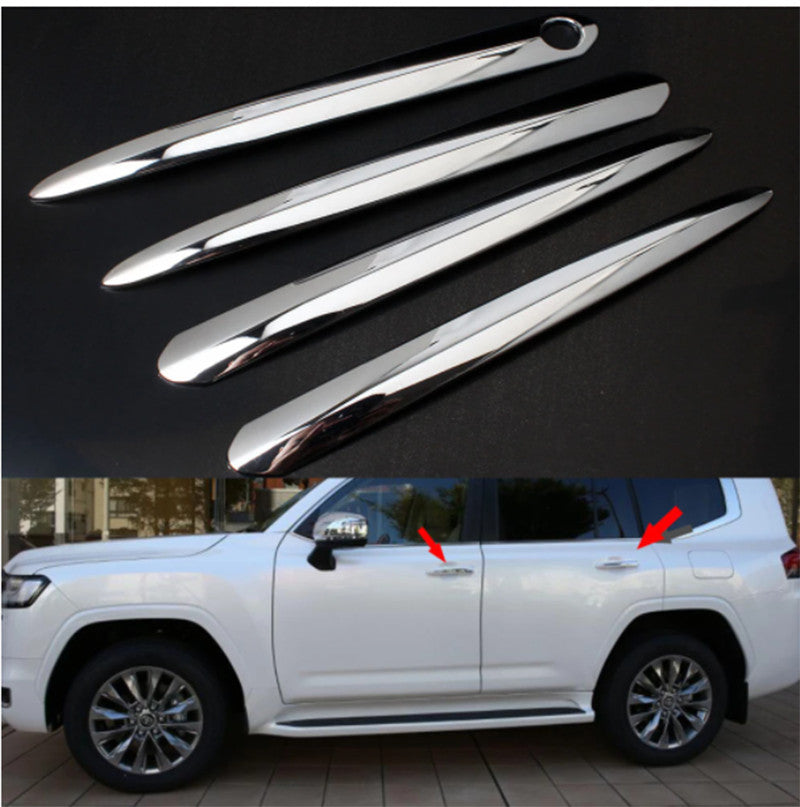 for Toyota for Land Cruiser LC300 2022-2024 Chrome Door Handle molding Cover Trim
