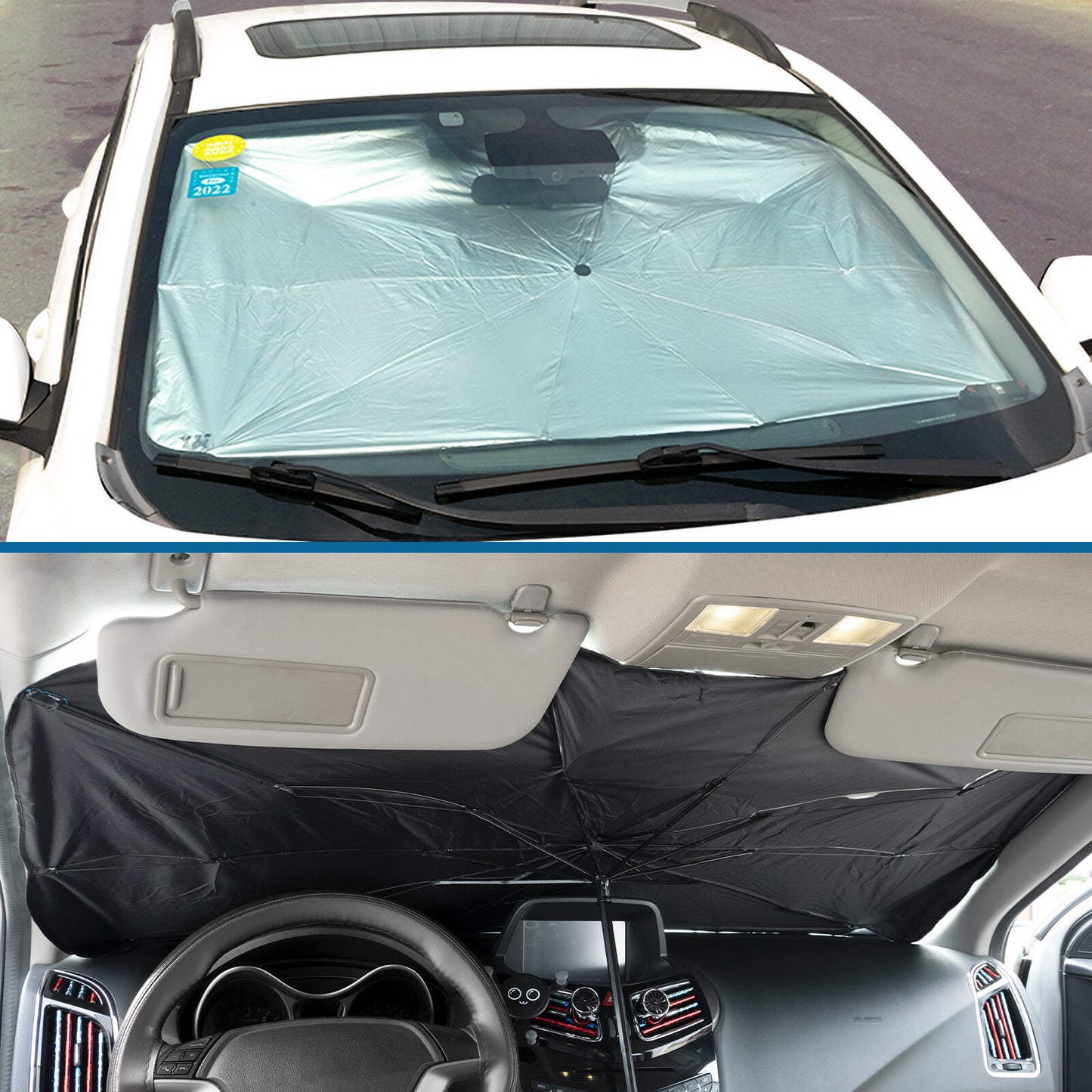 Car Windshield Sun Shade Foldable Umbrella Front Window Cover Visor Umbrella NEW