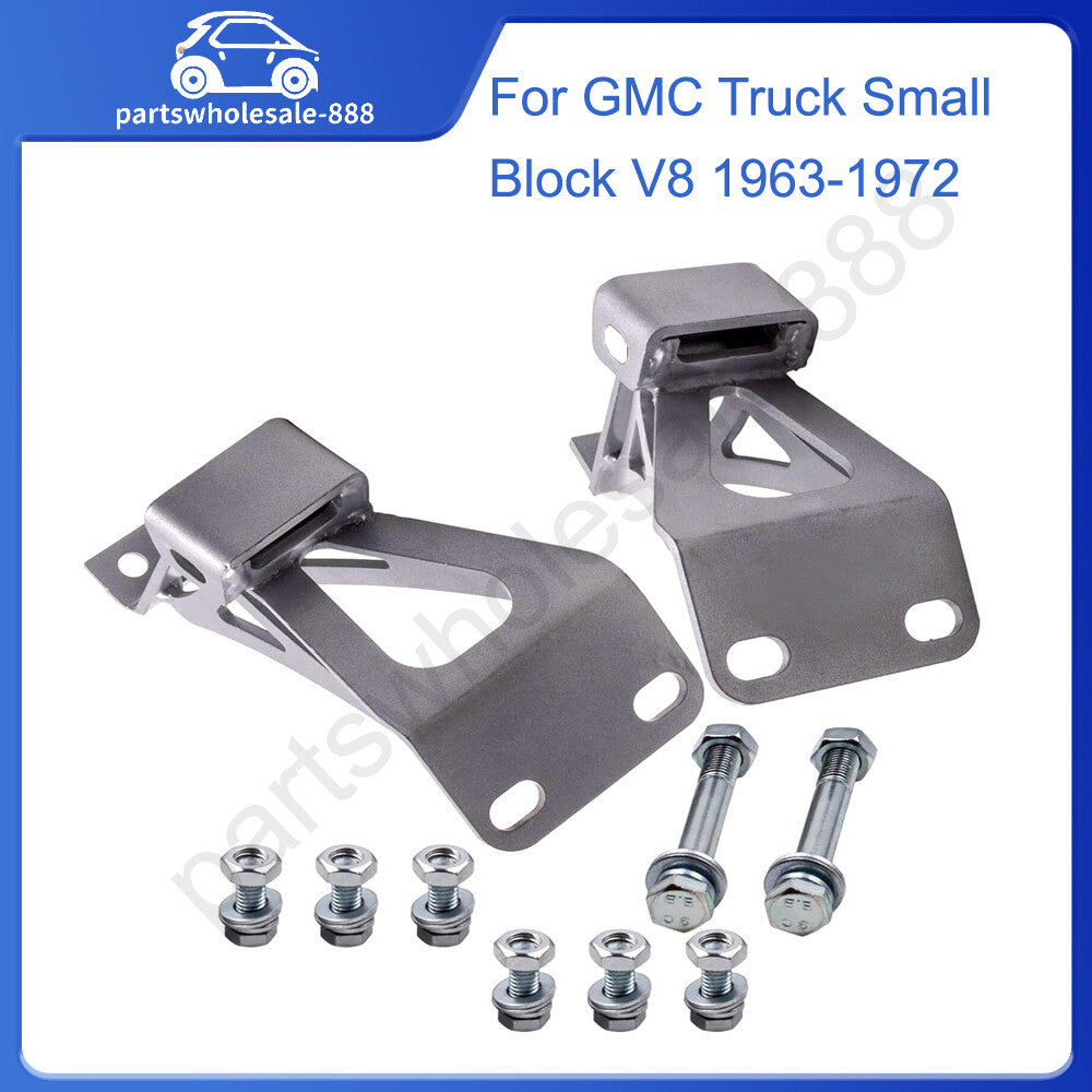 Sheet Metal Mounts Brackets for Chevy C10 for GMC Truck Small Block V8 1963-1972