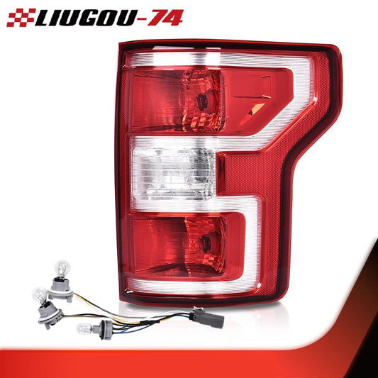 Suitable for Ford F-150 pickup trucks (2018, 2019, 2020 models). Taillights and rear lights are for right-hand passenger use.