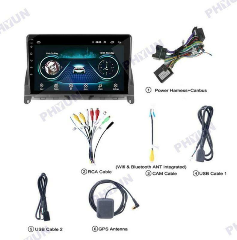 for Mercedes-Benz C Class W204 2007-10 9 Android GPS Video Radio Player Canbus