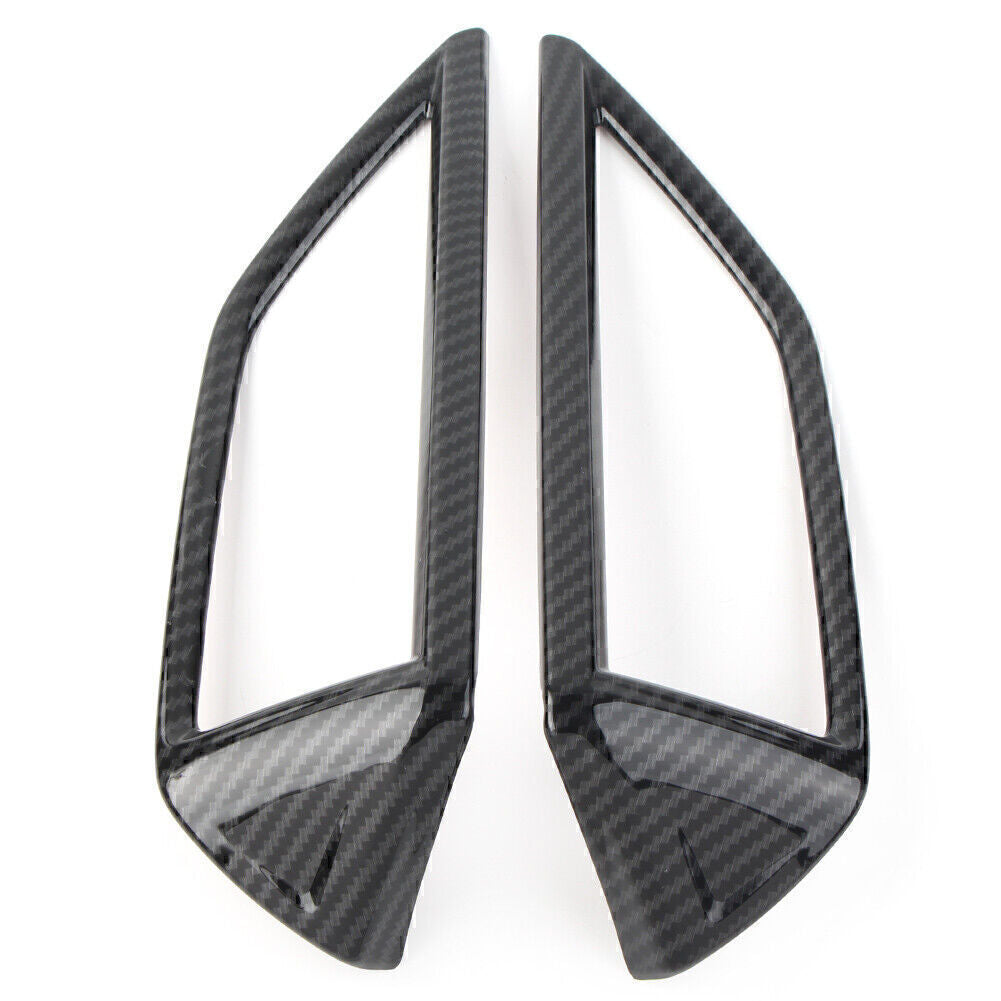 Front Mitte L¨¹ftungsabdeckungs Ordnung f¨¹r for Subaru Forester 19-20 Kohlefaser 2PCS