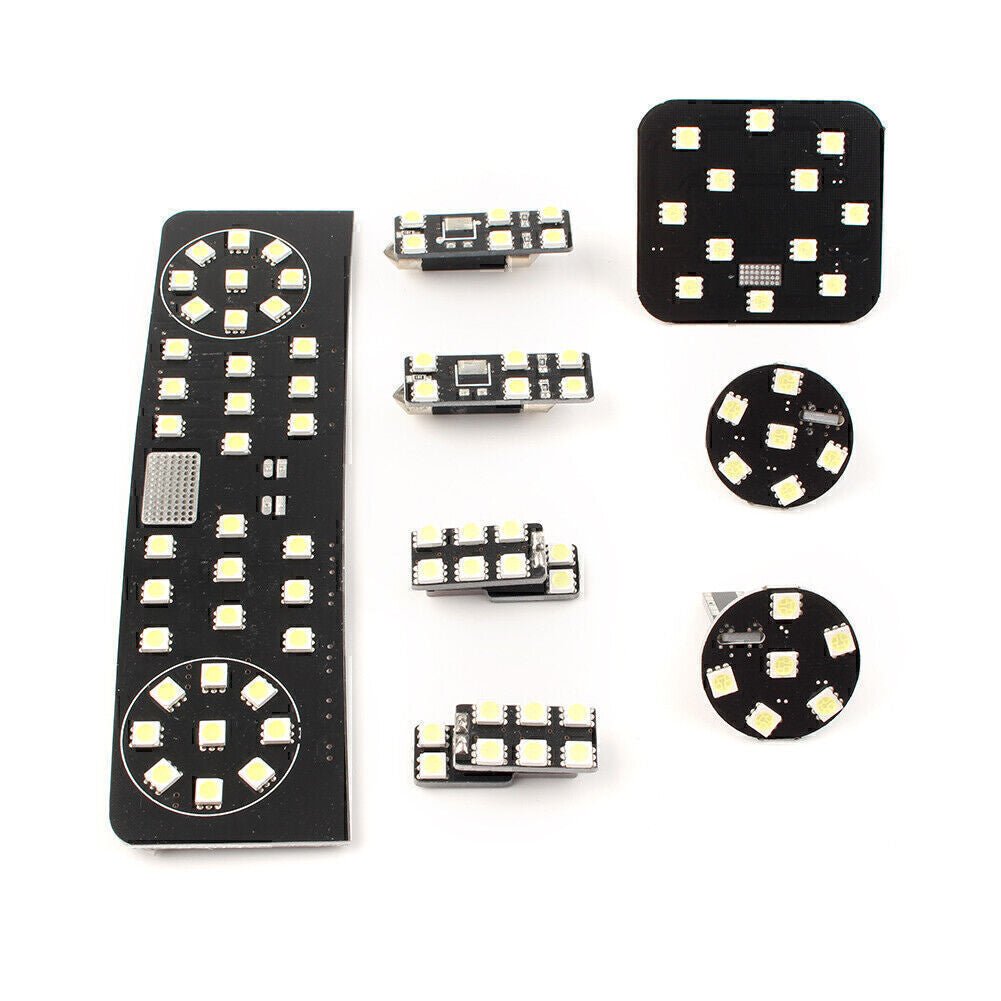88-SMD LED Interior Lights Lamps White Package Kit for VW MK6 CC 2009-up 8pcs