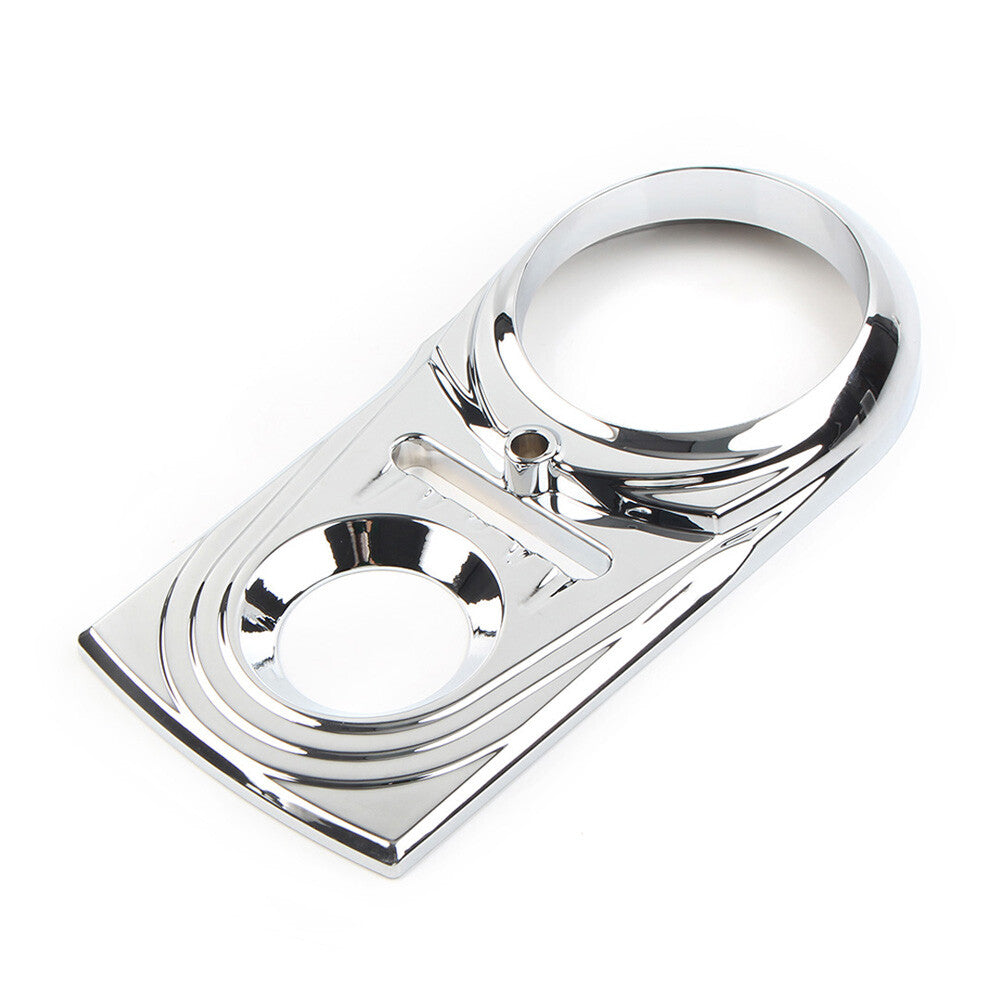 Dash Panel Insert Cover Cap Fit for Harley Softail FLSTC Street Silver