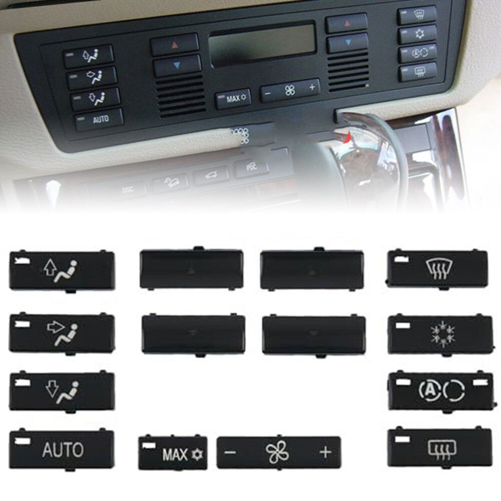 Air Con Heater Climate Ventilation Contral Button Switch Set for Bmw E39 X5 E53