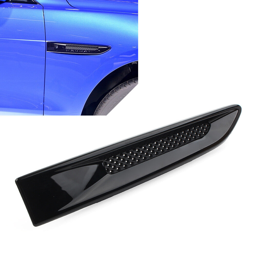 for Jaguar XE F-Pace 16-20 Front Fender Air Vent Outlet Grille Trim Black Right