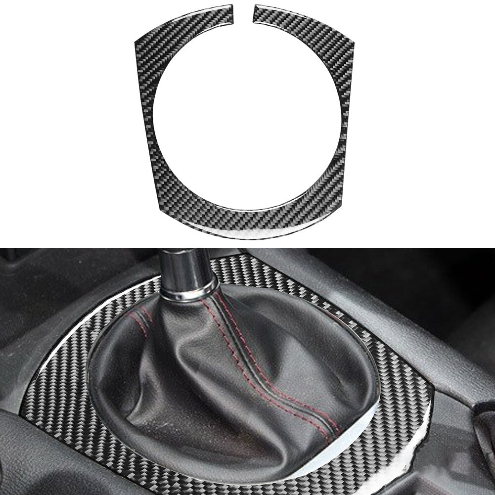 for Mazda MX-5 2016-2020 Carbon Interior Gear Shift Center Console Cover Trim