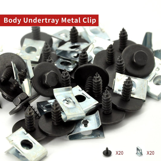 40 parts underrun protection underbody engine protection kit clip set for BMW 3 Series E46