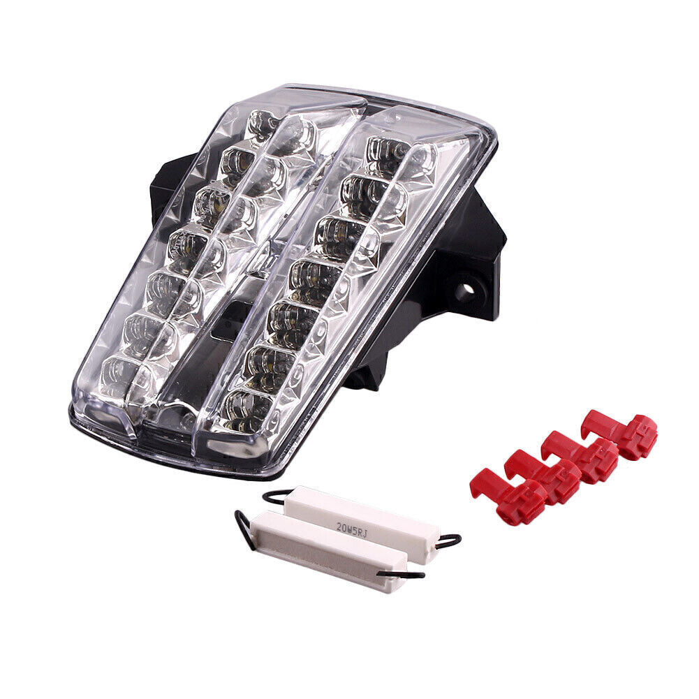 Clear LED Rear Tail Light Brake Turn Signals for SUZUKI SV650 SV1000 2003-2008