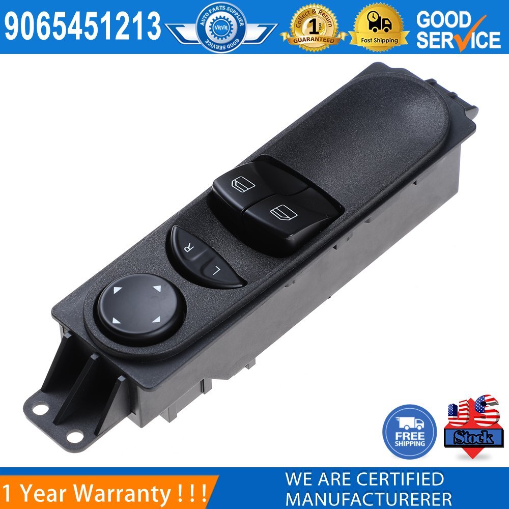 Driver's side window switch 9065451213 for Mercedes-Benz Sprinter 2500 and 3500