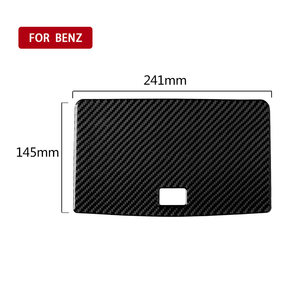 for Mercedes-Benz C-Class W204 Carbon Fiber Navigation Control Panel Trim